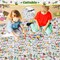 Easter Coloring Tablecloth - Easter Decorations | Easter Gifts for Kids - Easter Crafts Decor Games Treats Party Favors Supplies | Easter Backdrop Banner - Easter Basket Stuffers,54" x 88"